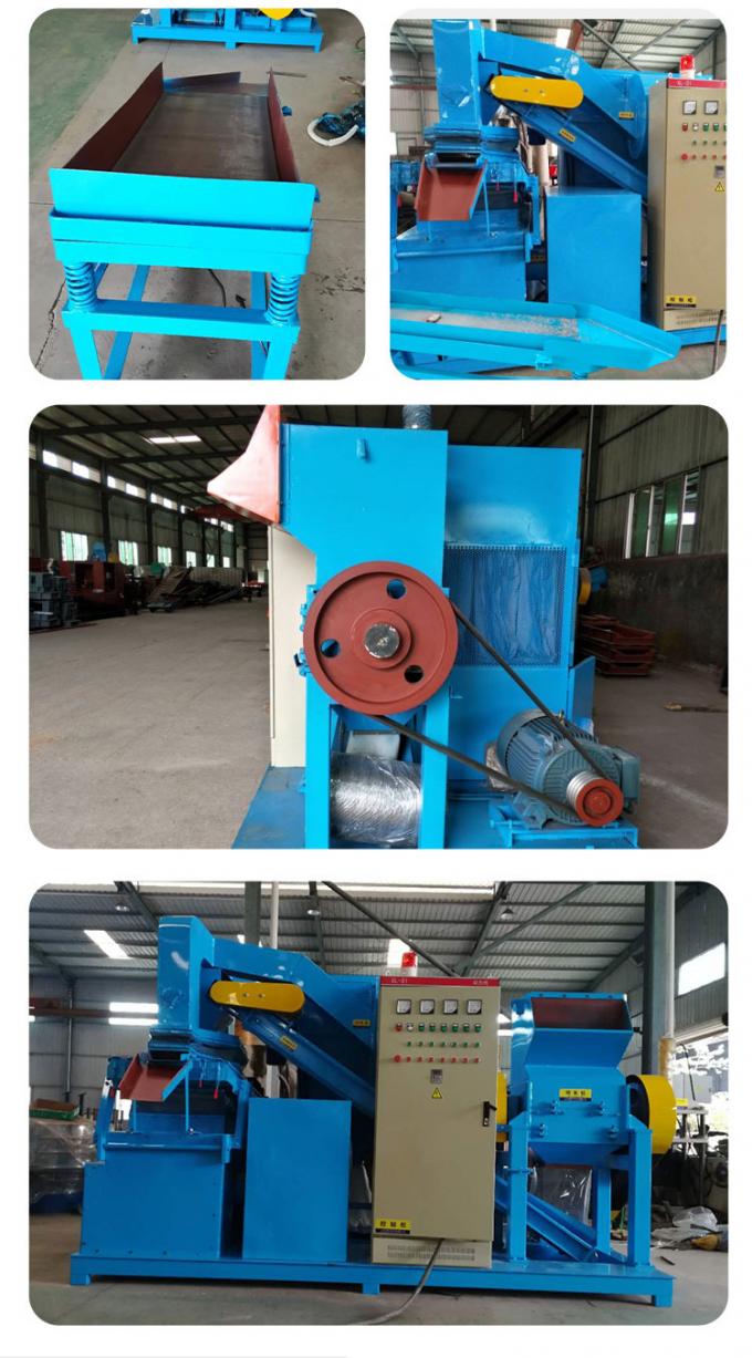 500KG/H Granulator καλωδίων απορρίματος εξοπλισμού ανακύκλωσης χάλκινων καλωδίων αποβλήτων μηχανή