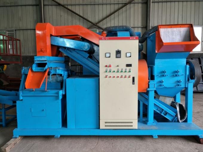 500KG/H Granulator καλωδίων απορρίματος εξοπλισμού ανακύκλωσης χάλκινων καλωδίων αποβλήτων μηχανή
